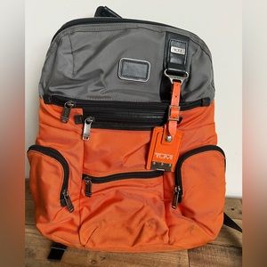 Limited Edition Tumi Alpha Bravo Day Orange Knox Backpack